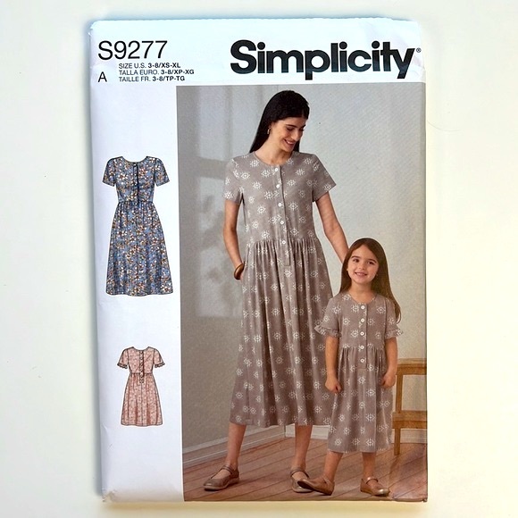 Lot of 3 NEW Sewing Patterns New Look R10288 Simplicity S9277 Simplicity S9280 - Picture 4 of 11